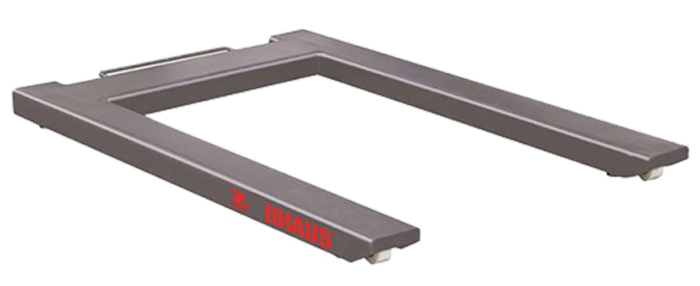 Πλήρως INOX πλατφόρμα Παλετοζυγού 1500kg VE1500PW