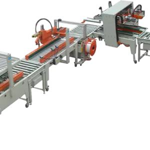 Αυτόματη γραμμή κλειστικού και τσερκόδεσης χαρτοκιβωτίων XFK-7