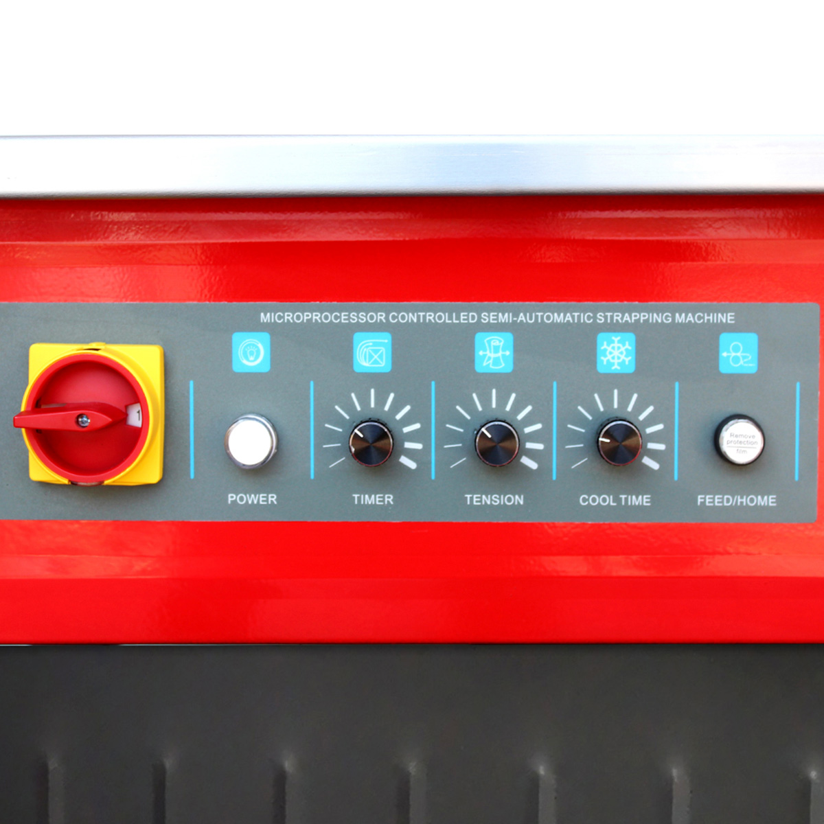 Ημιαυτόματη Τσερκοδετική Μηχανή Πάγκου ECO STRAP 501 C eco strap c