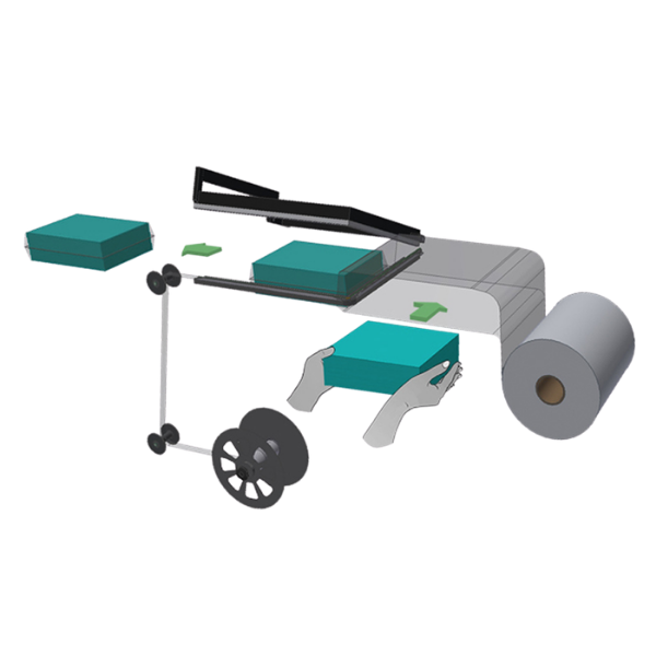 Ημιαυτόματη Μηχανή Συρρίκνωσης με L-Bar & Ταινιόδρομο FLEXY SEALER 55A flexy sealer a